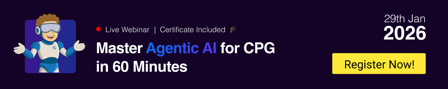Master Agentic AI For CPG in 60 minutes Webinar banner homepage - mobile