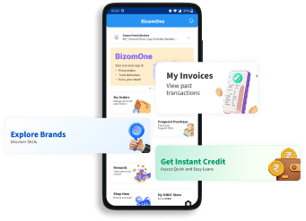 Bizom One Retailer App Screen mobile